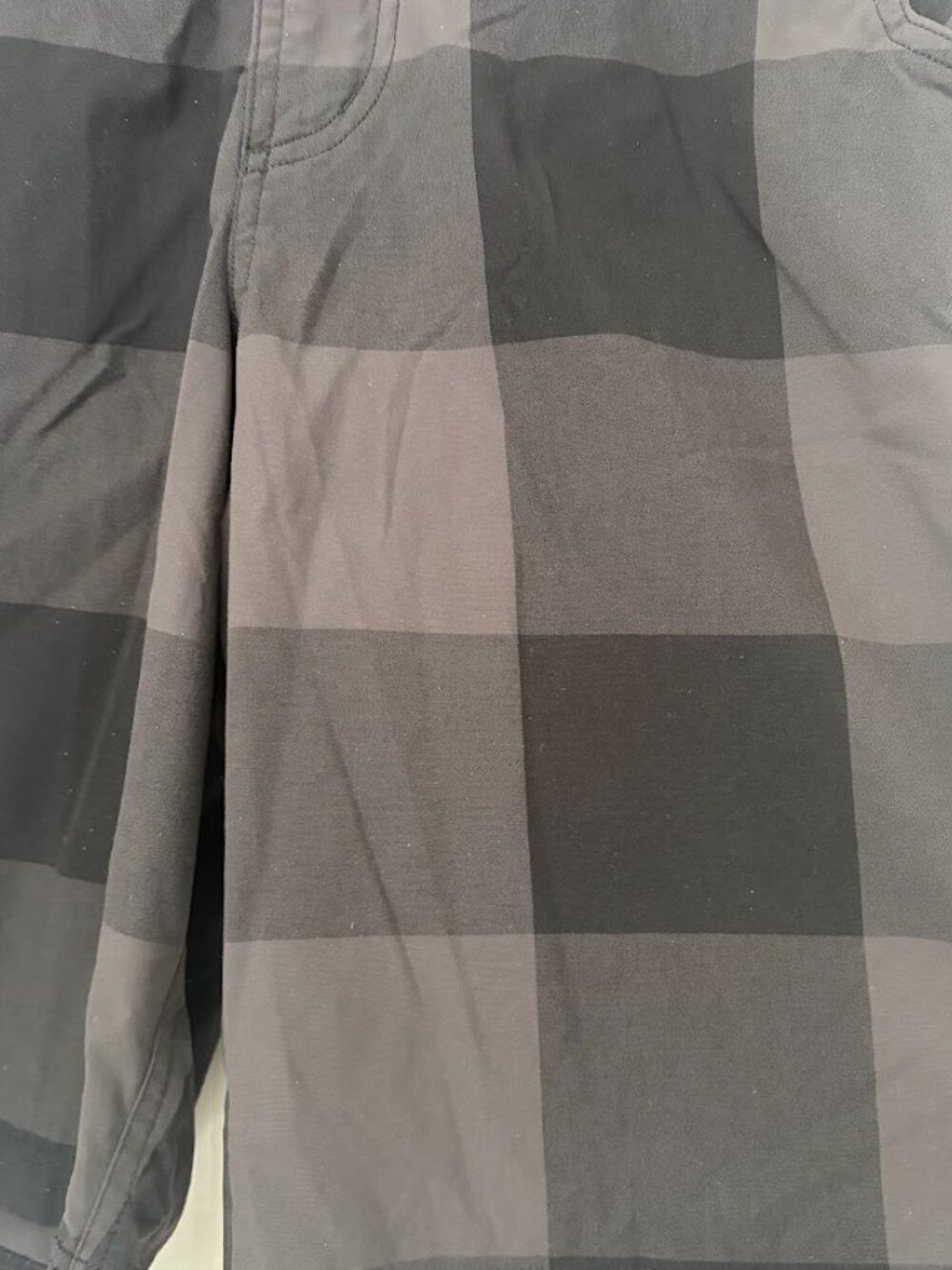Lululemon Kahuna 2.0 Plaid Pattern Athletic Nylon Blend Pocket Chino Shorts - Picture 6 of 12